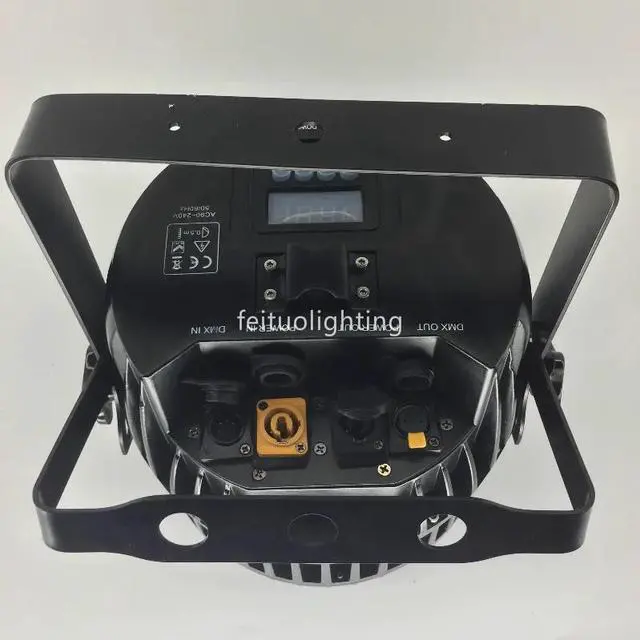 Alt view image 3 of 5 - 12pcs + Flight Case Outdoor Zoom Led Par Can Light 24x18w 6in1 RGBWA UV Zoom Par Led Waterproof 5pin IP65 Led Par 64 Dmx Light