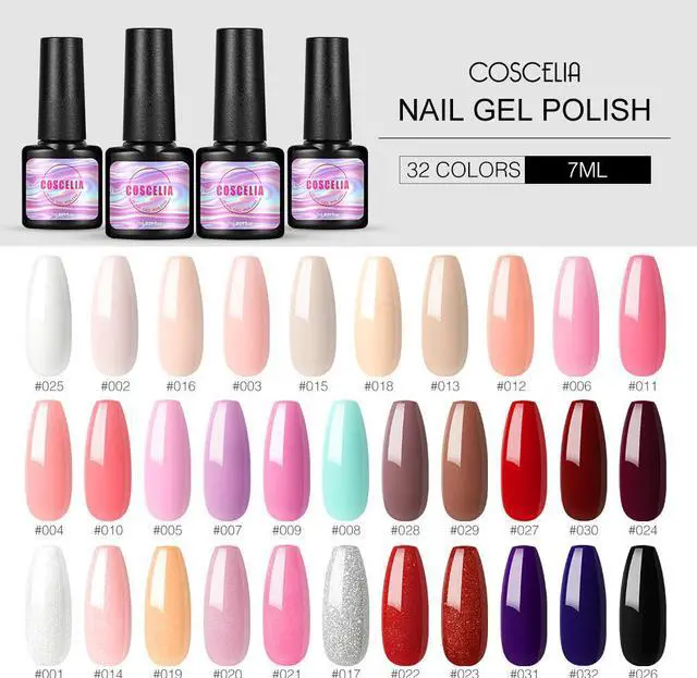 Alt view image 3 of 5 - 7ML UV Gel Varnish Set Tools All For Manicure With 36W Lamp Semi Permanent Hybrid Nails Art Kit DIY Design Tools