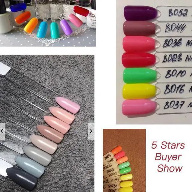Alt view image 4 of 5 - Gel Nail Polish Varnishes Pure Color Semi Permanent Base top Need UV LED lamp Manicure Paint Hybrid nails gel polish