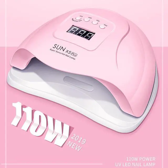 Main image of Pink SUN X5plus Lamp 110/36W Nail UV LED Lamp Gel Professional Nail Dryer Cure Manicure Nail Machine Nail Art Tools