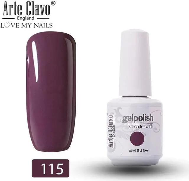 Alt view image 5 of 5 - Soak Off Organic UV Gel Semi Permanent Lucky Nails Gel Varnish Led Lamp Nail Polish 244 Colors UV Gel Nail Polish