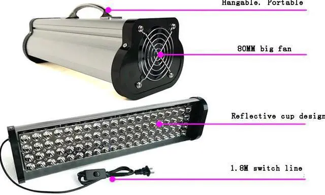 Alt view image 3 of 5 - 400W LED portable UV colloid curing lamp Print head inkjet photo printer curing 395nm cob UV led lamp