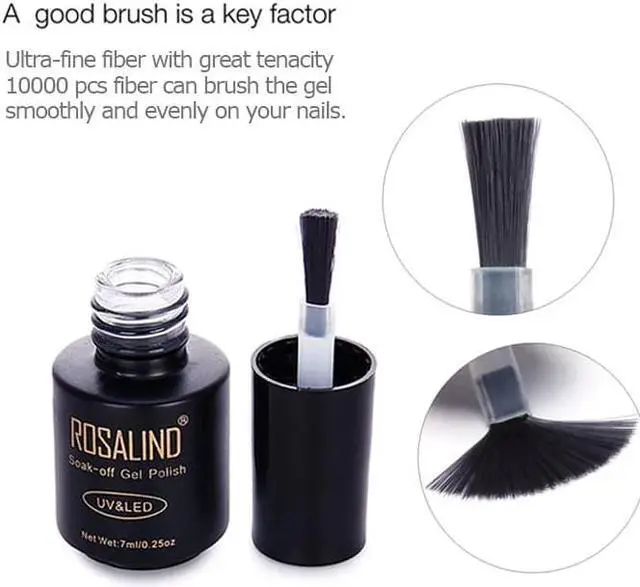 Alt view image 4 of 5 - Top Coat 7ml Gel Nail Polish Protect Nails UV LED Lamp Semi Vernis Permanent Nail Art Soak off Gel Nail Polish