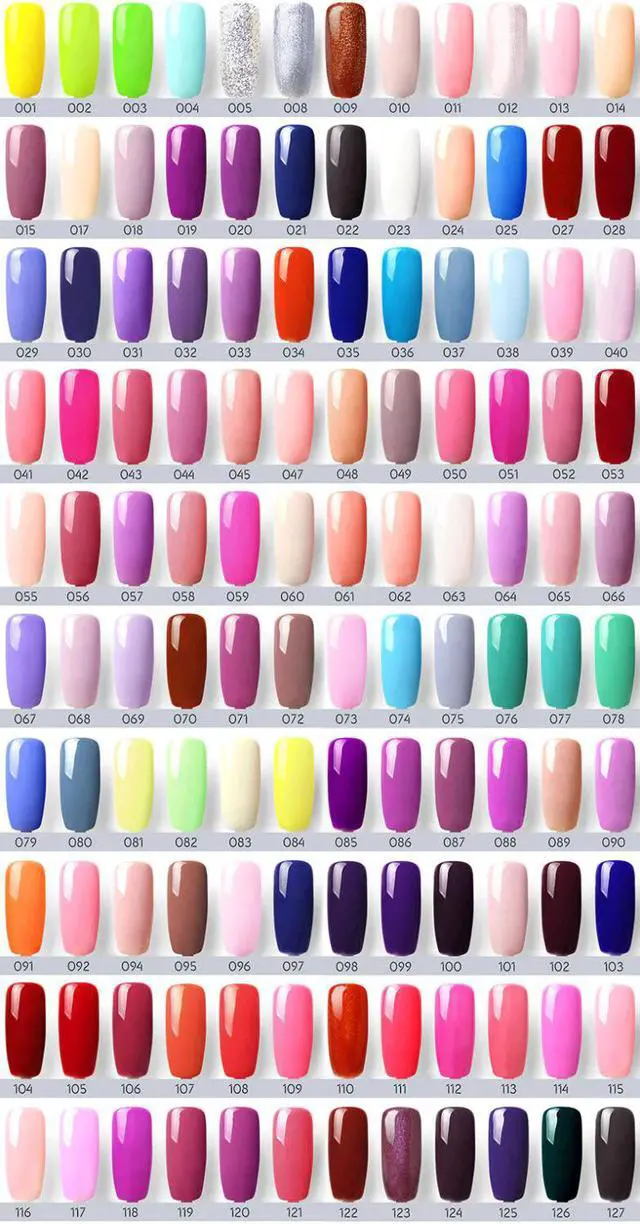 Alt view image 5 of 5 - 240 Colors/lot  Soak Off Gel Nail Polish 7.3ml LED UV Color Gel Lacquer Nail Art Salon LED Lamp Curing UV Gel Nail Polish