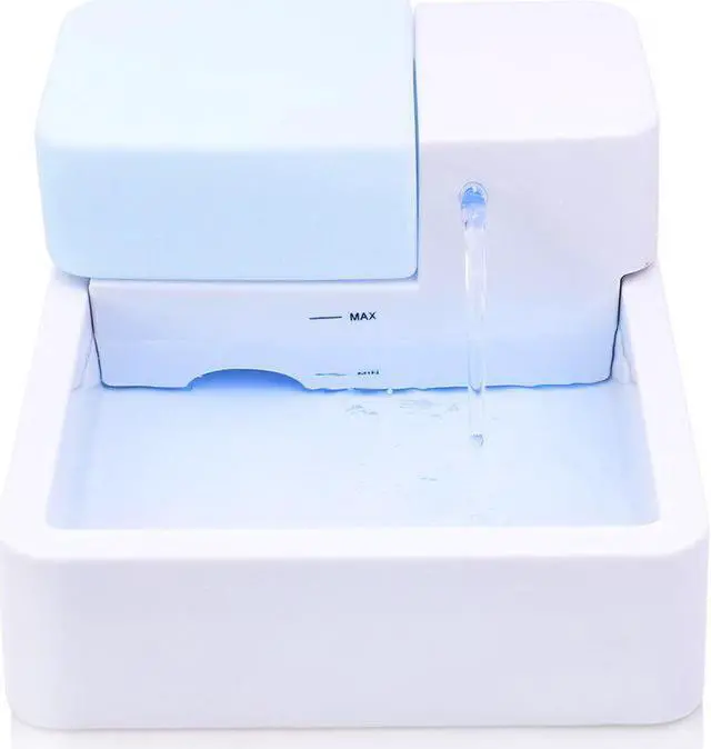 Alt view image 3 of 5 - Pet Water Fountain 1.8L Pet Dog Cat Water Drinking Fountain Electric Pet Water Dispenser With LED UV Light Pet Product