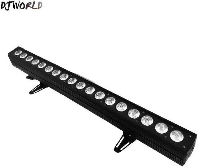 Main image of 4pcs/lot LED Wash Wall 18x18W RGBWA+UV 6in1 Lighting Floodlight Bright Running Horse Point Control For Dj TV Studio Church Light