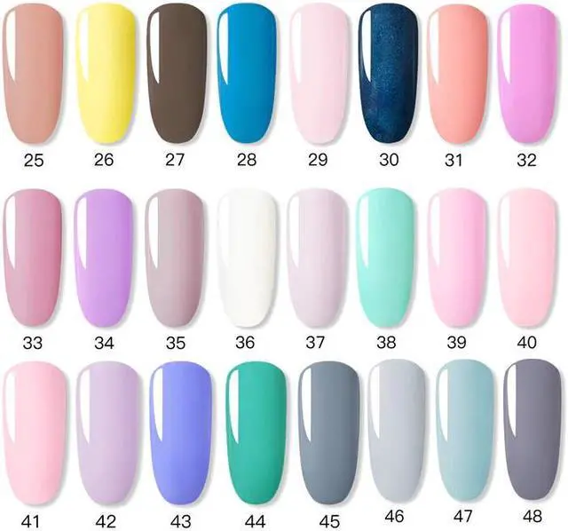 Alt view image 4 of 5 - Nail Polish Set For Manicure LED UV Lamp vernis semi permanent uv gel nail polish Base top coat Varnishes