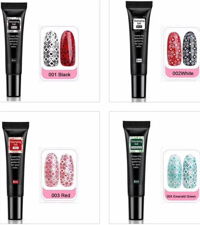 Alt view image 4 of 5 - 99 Nail Stamping Gel Varnish Colorful Nail Art Decorations Plate Printing Polish Nails Lacquer Soak Off UV Lamp Manicure