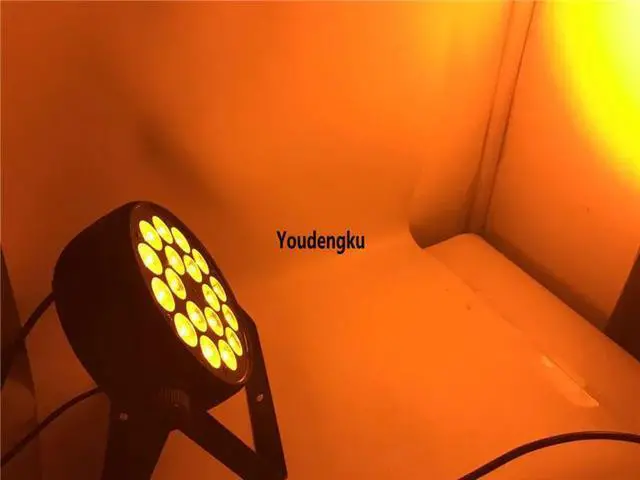 Alt view image 5 of 5 - 20 pieces New style par 18 leds 18w RGBWA+UV interior wall led light 18x18w 6in1 led par can