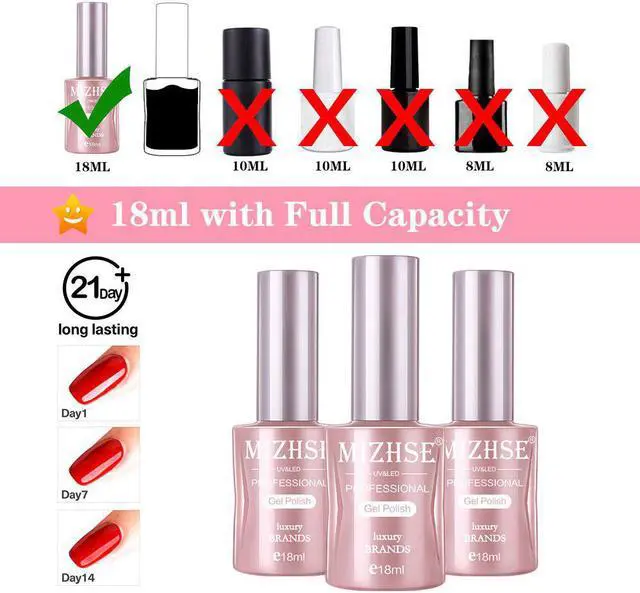 Alt view image 5 of 5 - UV Gel Nail Polish Set Gel Lak Nails Soak Off UV Led Lamp Semi permanent Top Coat Set For Nail Art Varnish Gel Lak Nails