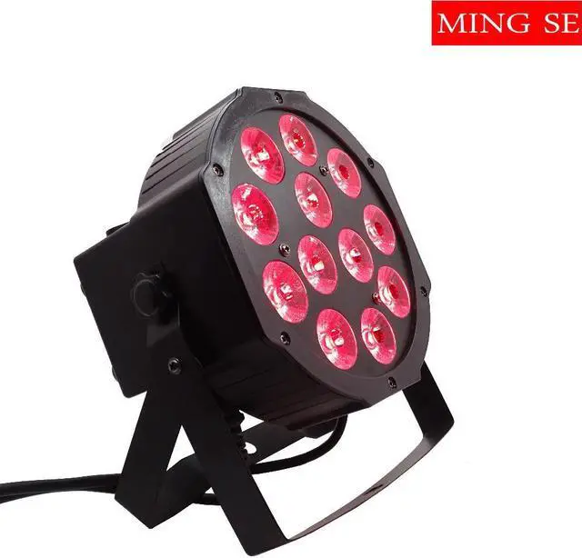 Alt view image 7 of 7 - Par Led Of 12x12w RGBWA UV 6in1 Led Par Light Can Par 64 Led Spotlight dj Projector Wall Washer Lighting Stage Light