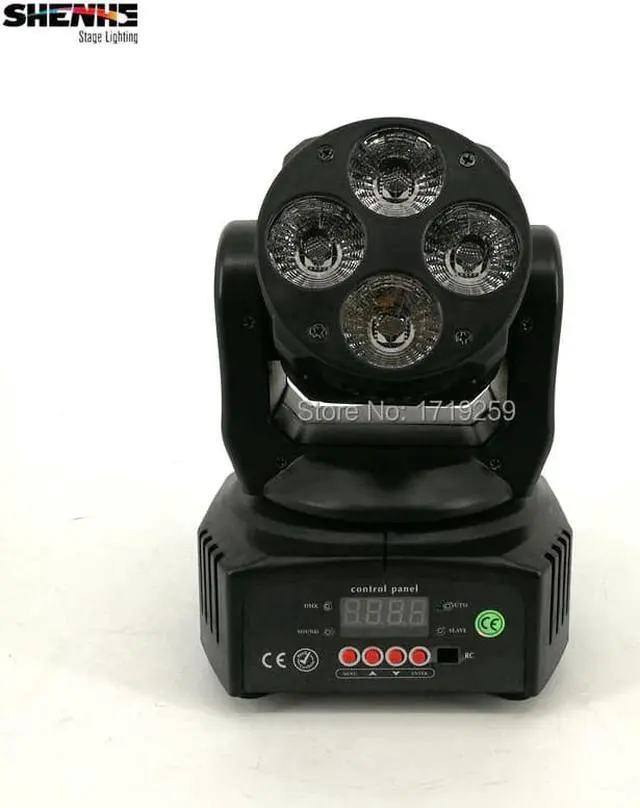 Alt view image 2 of 5 - 2pcs/lot Mini LED Wash Moving Head 4x18W RGBWA+UV DMX Stage Lights Business High Power with Professional for Party KTV Disco DJ