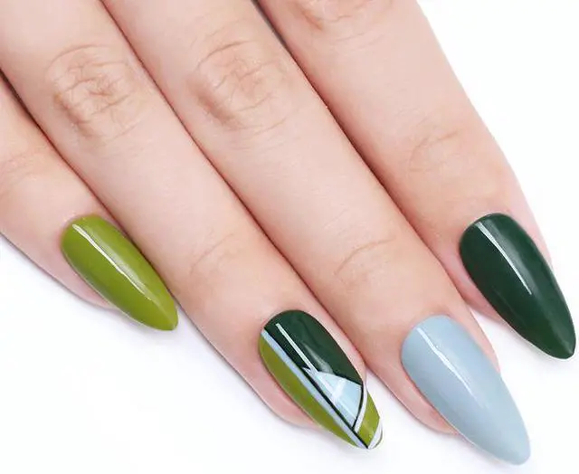Alt view image 5 of 5 - Green Series Nail Gel Polish 6ml Soak Off Nail Art Gel Varnish  UV LED Need UV Lamp Cured Gel Nail Polish