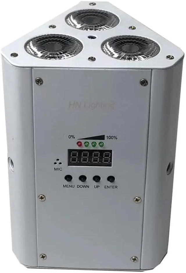 Alt view image 3 of 5 - 10pcs IR Remote Battery operated Wedge par uplighting stand DJ wedding RGBWA UV led battery wireless dmx uplighting