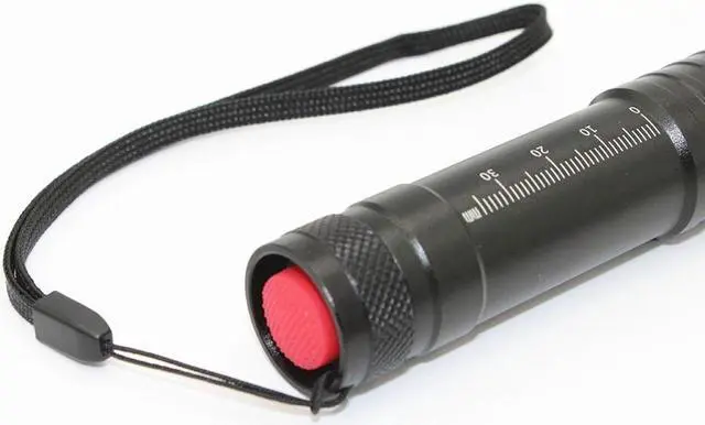 Alt view image 3 of 5 - LED Flashlight white/yellow/UV light 395nm blacklight LED pen torch for Gem Amber Jade Money Identification