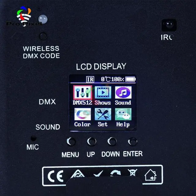 Alt view image 4 of 5 - 6*18w RGBWA UV Wireless dmx Uplighting Battery Operate Wifi&IRC Remote Control DJ LED Par Can Wash Light Wedding Uplights