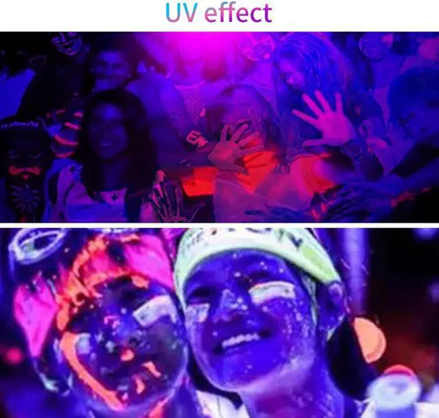 Alt view image 5 of 5 - USB Rechargeable 120 Patterns Laser Projector Lights RGB+UV DJ Disco Stage Party Lights for Christmas Halloween Birthday Wedding