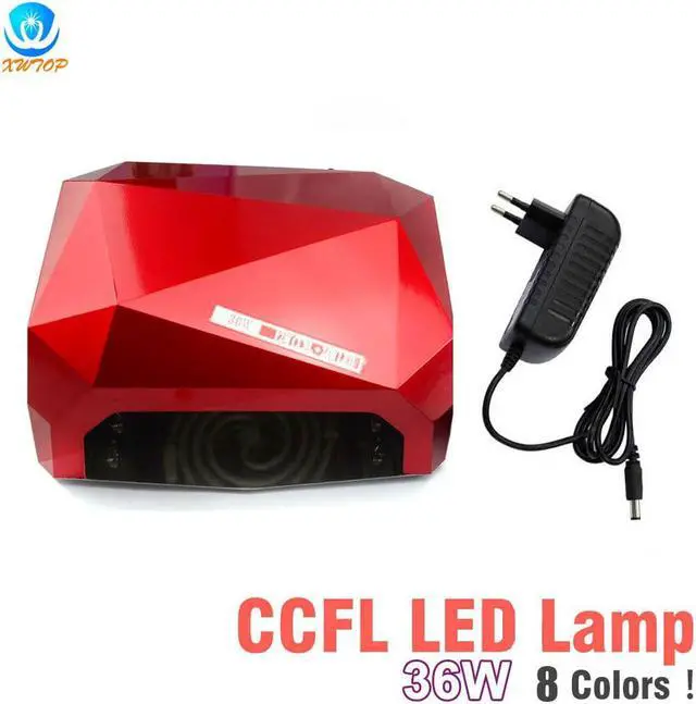 Alt view image 3 of 5 - sensor 36W UV Nail Lamp Nail dryer CCFL Cure Gel Polish Dimond Shape