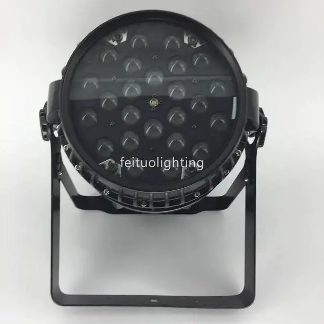 Alt view image 2 of 5 - 12pcs + Flight Case Outdoor Zoom Led Par Can Light 24x18w 6in1 RGBWA UV Zoom Par Led Waterproof 5pin IP65 Led Par 64 Dmx Light
