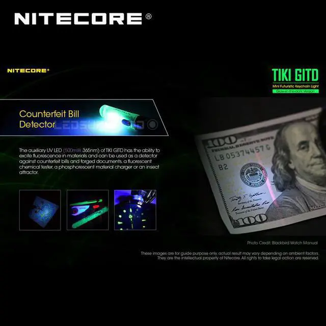 Alt view image 5 of 7 - UV ULTRA VIOLET 9 LED Flashlight Torch 4.5v Light Waterproof Aluminum Lamp Outdoor Portable Tactical Lighting Tool