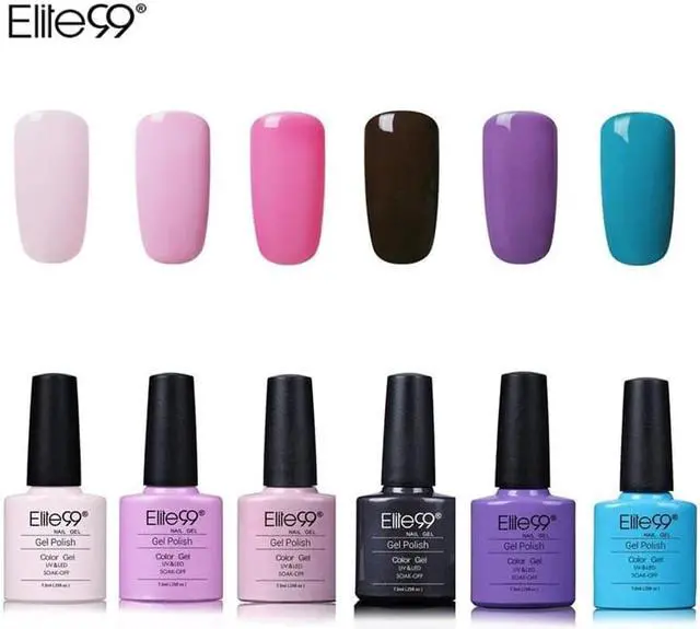 Main image of 99 Gel Nail Polish Pure Color Semi Permanent Base top Need UV LED lamp For Manicure Varnish Paint Hybrid Nail Gel 79 Colors