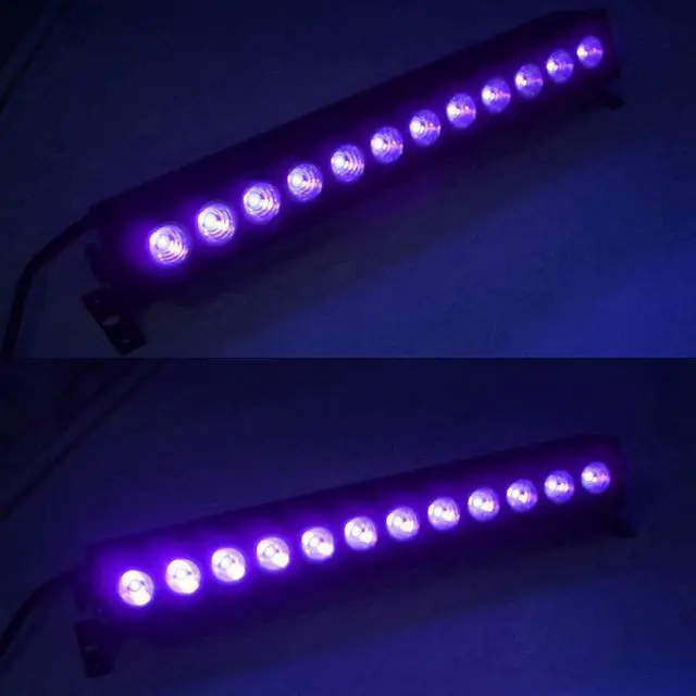 Alt view image 5 of 5 - 12 LED UV Party Disco Christmas Bar Black Lamp UV Violet Wall Washer LED Stage Effect Lights Blacklight Spot Light for Birthday