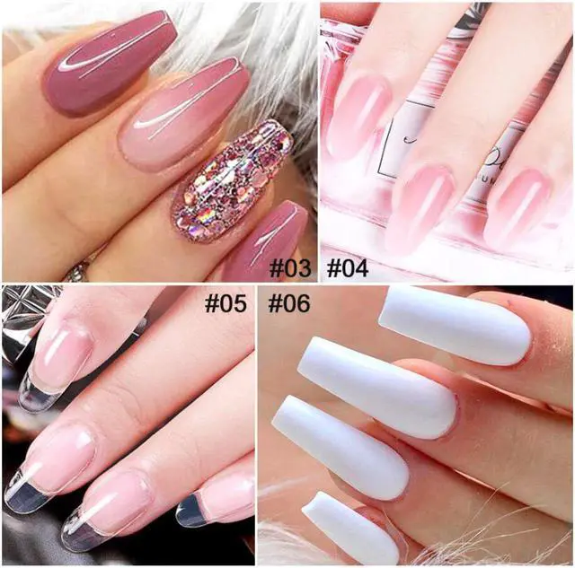 Alt view image 5 of 5 - 10pcs Manicure Set Polygel Nail Extension Kit with UV Lamp Acrylic Quick Building Gel Polish Nail Cleaner Degreaser Tool LA1792