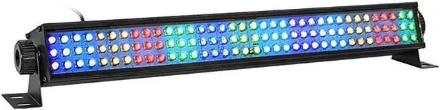 Alt view image 5 of 5 - 108LEs isco Bar UV Lights Party j Lamp RGB Color LE Wall Washer Lights For Christmas Laser Projector Stage Wall Washer Light