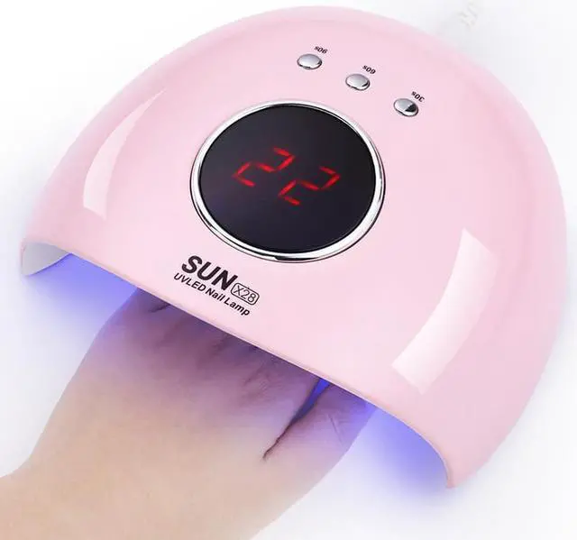 Alt view image 5 of 5 - Set 8 Colors Glitter Soak Off Gel Polish Nail Kit 24W UV Led Lamp Dryer Nail Art Tools Set
