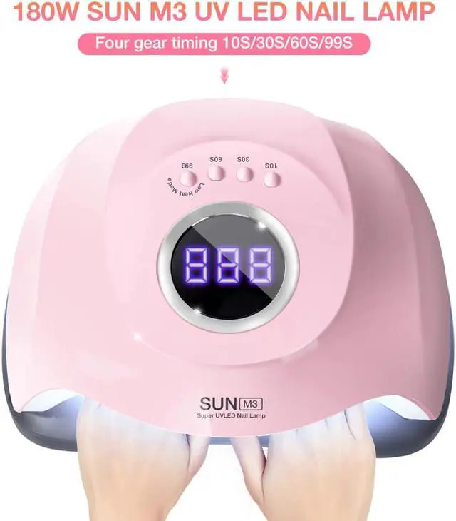 Alt view image 2 of 5 - 180W/72W UV LED Lamp Nail Dryer 45 LEDs UV Ice Lamp Dryer For Drying Gel Nail Polish Auto Sensor Timer Manicure Nail Lamp