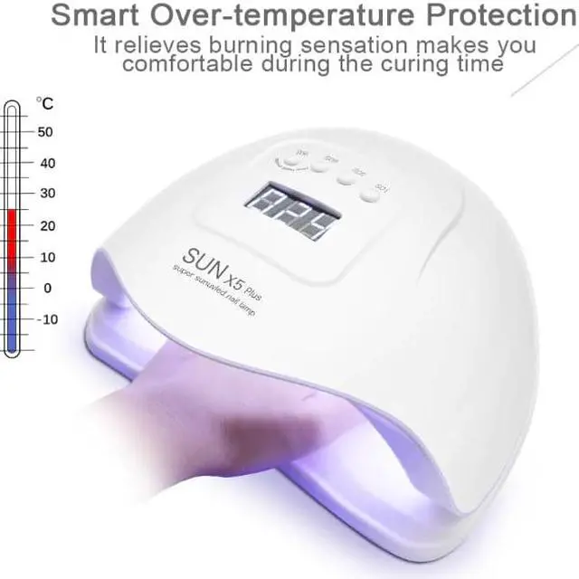 Alt view image 4 of 7 - Set LED  Lamp Manicure Set UV Lamp Manicure Set 84/54/24W Manicure Set Gel  Polish, Tool Kit File Top Base Coat