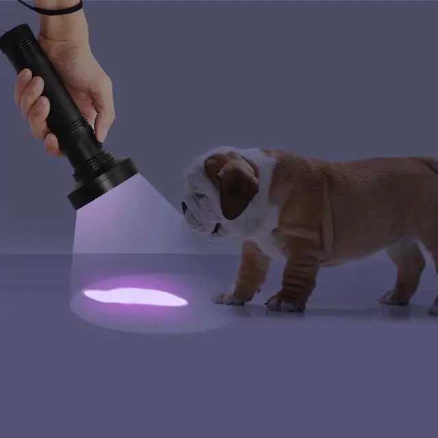 Alt view image 5 of 5 - High quality UV Light 51LED 21LED 100LED UV Light 395-400nm LED UV Flashlight torch light lamp safety UV detection