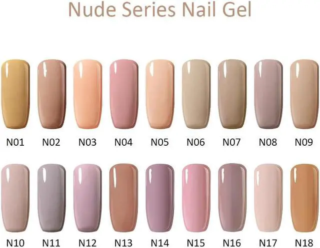 Alt view image 3 of 5 - Soak Off Organic UV Gel Semi Permanent Lucky Nails Gel Varnish Led Lamp Nail Polish 244 Colors UV Gel Nail Polish