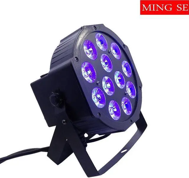 Alt view image 4 of 7 - 12LED DJ Disco Night Lamp Bar UV Black Christmas Party Club Easy Use Home Decor With Rack Blacklight Integrated Stage Light