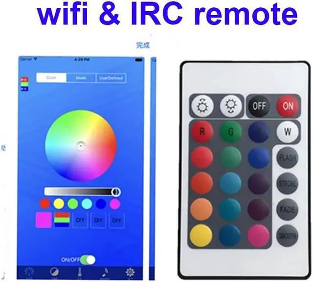 Alt view image 2 of 5 - 6*18w RGBWA UV Wireless dmx Uplighting Battery Operate Wifi&IRC Remote Control DJ LED Par Can Wash Light Disco Wedding Uplights