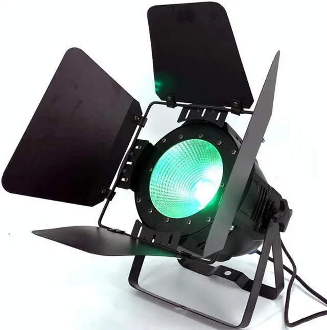 Main image of 200W COB LED par light With Barn Doors RGBWA UV 6in1/RGBW 4in1/RGB 3in1/ Warm White Par64 led wash dj light Stage Dmx controll