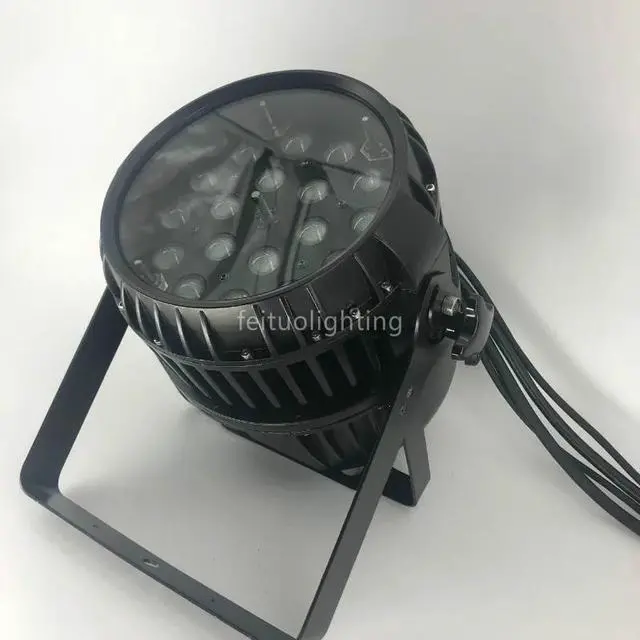 Alt view image 5 of 5 - 12pcs Super bright zoom led par 18x18w outdoor stage dj light rgbwa uv 6in1 multi color led zoom par dmx lighting