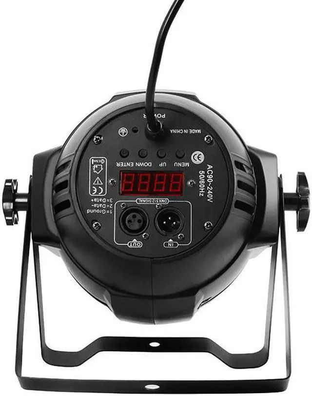 Alt view image 7 of 7 - Aluminum Alloy LED Par 18x18W RGBWA+UV 6in1 LED Par Can Par Led Spotlight DJ Projector Wash Lighting Stage Lighting