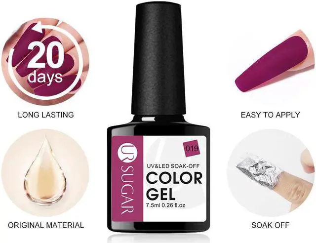 Alt view image 5 of 5 - 10pcs Nail Gel Polish UV LED Lamp Gel Varnishes Painting Hybrid Manicures Set Nail Art Need Base Top Coat Gel Polish