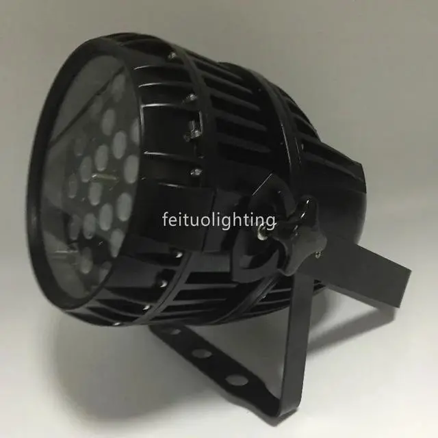 Alt view image 4 of 5 - 12pcs + Flight Case Outdoor Zoom Led Par Can Light 24x18w 6in1 RGBWA UV Zoom Par Led Waterproof 5pin IP65 Led Par 64 Dmx Light