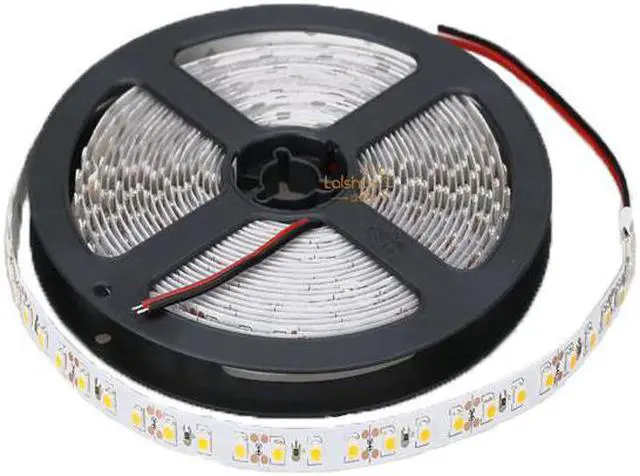 Main image of 3528 120leds/m SMD flexible LED strip light DC12V 5m/roll 600 LED white/warm white/blue/green/red/yellow/UV tape