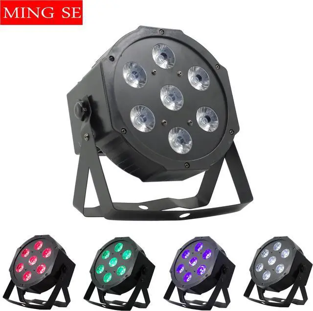 Main image of 7*12W RGBW 4in1 par light Disco stage dyeing lamp DJ bar wedding lights 7x12w 4in1 7x18w RGBWA UV 6in1