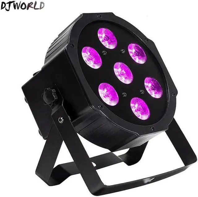 Main image of LED Par 7x18W RGBWA+UV 6IN1 Profession Stage Light DMX512 Effect Light For Disco DJ Music Party Club Dance Floor