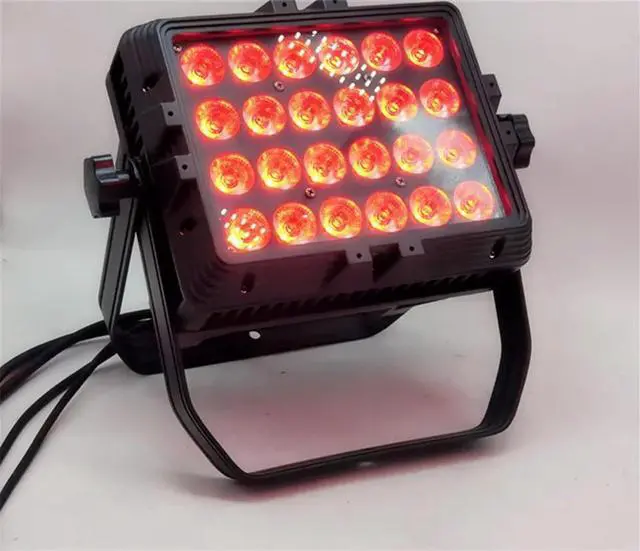 Alt view image 3 of 5 - disco decoration wall wash light 24x18 w rgbwa uv 6in1 stage washer light wateproorf rgbwa uv wall LED washer