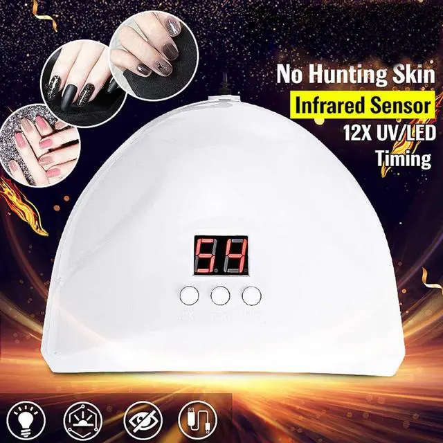 Alt view image 2 of 5 - Dryer UV LED Lamp for s 12W Infrared Sensor USB Charging LED Drying Lamp for s Tools Manicure Machine