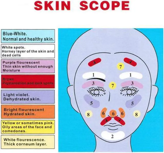 Alt view image 2 of 5 - Skin UV Analyzer Facial Skin Testing Examination Magnifying Analyzer Machine with Protective Cover Equipment