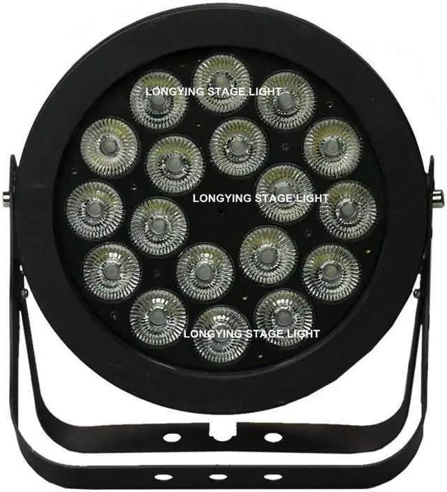 Alt view image 4 of 5 - Shipping 18x18W RGBW+UV Led Par Light Waterproof IP65 Stage 6IN1 Outdoor Led Par 64 DMX512