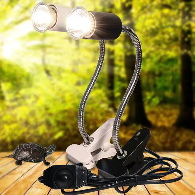 Main image of UVA+UVB 3.0 Reptile lamp Set with Clip-on Bulb Lamp Holder Turtle Basking UV Heating Lamp Kit Tortoises Light Lizards Lighting