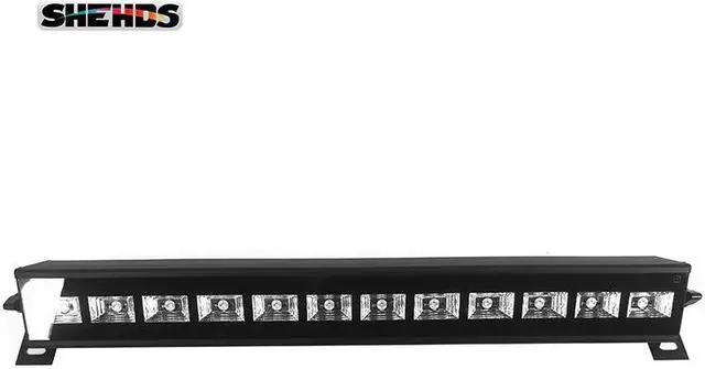 Alt view image 4 of 5 - LED Stage Light Bar 12x3W /9x3W/6x3W UV Color Led Wall Wash luz uv DMX Light Effect For Disco DJ KTV Club Homeuse