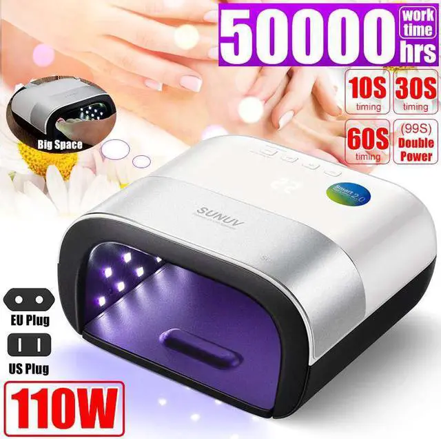 Main image of SUN 3 UV/LED Light 48W Gel Polish Nail Dryer Cure Lamp Smart Phototherapy Manicure Tool with Smart Timer Memory